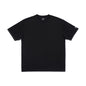 2024 Summer New 250G 100% Cotton Fabric T-Shirt Men High Quality Solid Color Drop Sleeve Loose Tshirts Oversize Tops