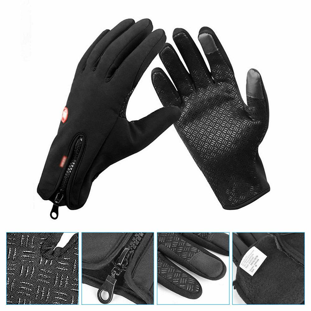 Winter Men Touch Screen Anti Slip Windproof Warm Breathable Gloves SP