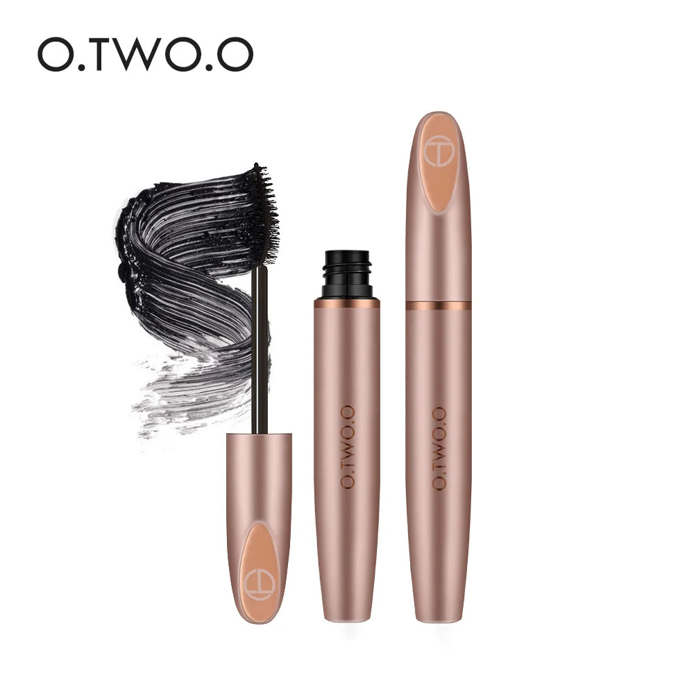 3D Silk Fiber Mascara Lengthening Waterproof Long Lasting Curling Thick Mascara Long Eyelashes Extension Make Up