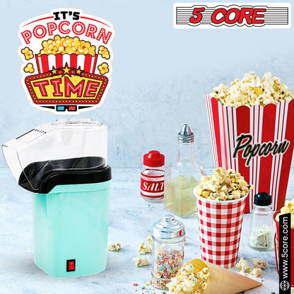 5Core Hot Air Popcorn Machine, 16 Cup, Electric Oil-Free Pop Corn