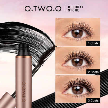 3D Silk Fiber Mascara Lengthening Waterproof Long Lasting Curling Thick Mascara Long Eyelashes Extension Make Up