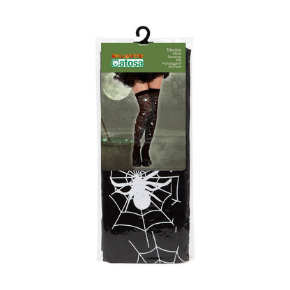 Costume Stockings Spider One size Black Halloween