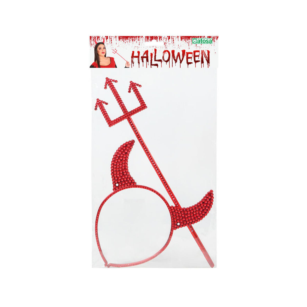 Costune accessories Red Male Demon Polyester Halloween