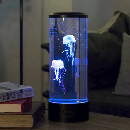 Color Changing Jellyfish Lamp Usb/Battery Powered Table Night Light Children'S Gift Home Bedroom Decor Boys Girls Birthday Gifts