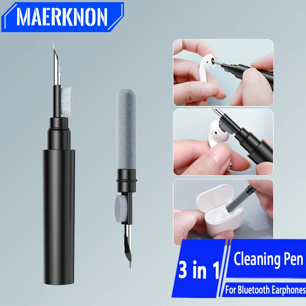 Bluetooth Earbud Cleaning Pen Wireless Earphones Cleaner Kit Clean