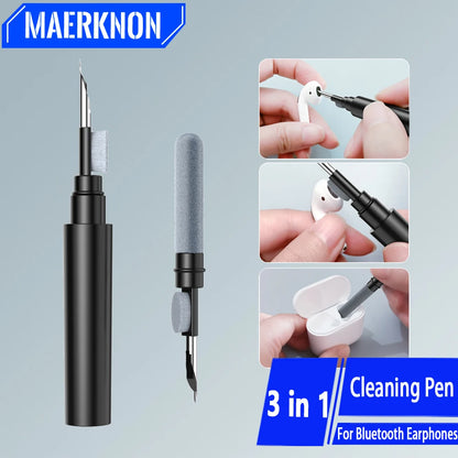 Bluetooth Earbud Cleaning Pen Wireless Earphones Cleaner Kit Clean