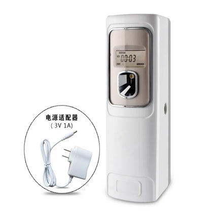 Hotel LCD Aerosol Dispenser With Wall Mounted Toilet Digital Automatic Aerosol Dispenser Perfume Dispenser CE Air Fresheners