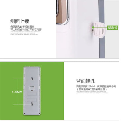 Hotel LCD Aerosol Dispenser With Wall Mounted Toilet Digital Automatic Aerosol Dispenser Perfume Dispenser CE Air Fresheners