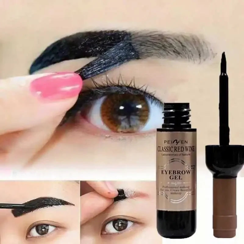 1Pcs Peel Off Eye Makeup Permanent Eye Brow Tattoo Tint Long Lasting Waterproof Dye Eyebrow Gel Cream Make Up Cosmetics