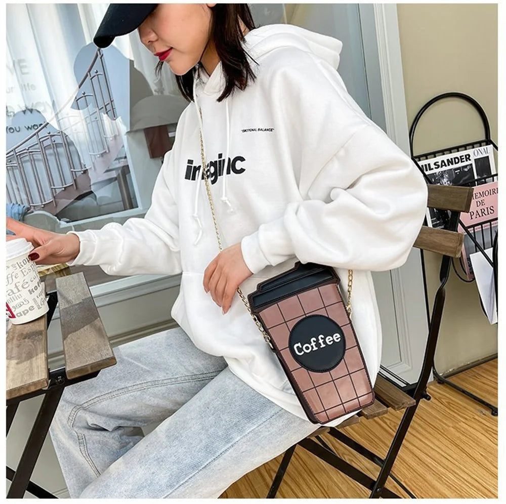 Novelty Phone Bags Purses Handbags for Women New Designer Luxury Women's Phone Bags Crossbody Coffee Design Ladies Satchel Bags