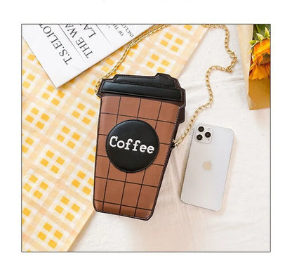 Novelty Phone Bags Purses Handbags for Women New Designer Luxury Women's Phone Bags Crossbody Coffee Design Ladies Satchel Bags