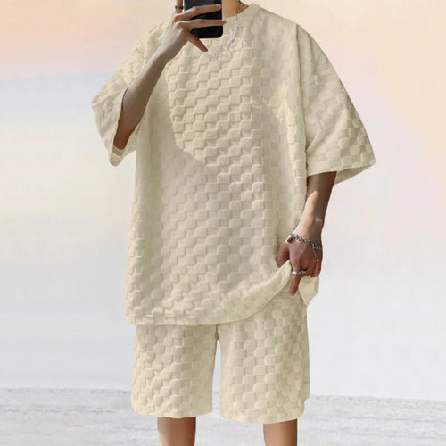 Men Leisure Oversized Two-piece shorts Set - Sexikinis Swim