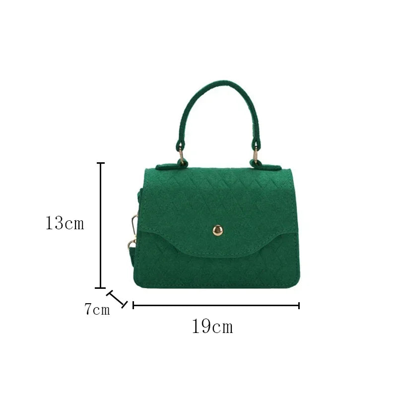 Blue Subaxillary Bag for Womens New Korean Fashion Ladies Shoulder Bag Trend Handbags Retro Designer Luxury Female Totes 2024