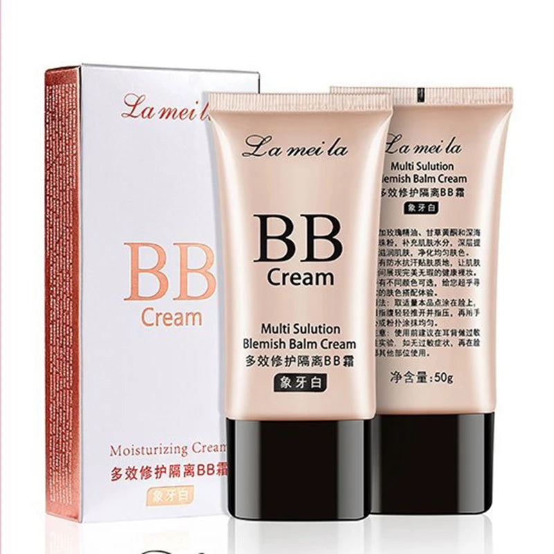 High Coverage Foundation BB Cream Concealer Brighten Facial Contour Primer Base Waterproof Long-Lasting Korean Makeup Cosmetic