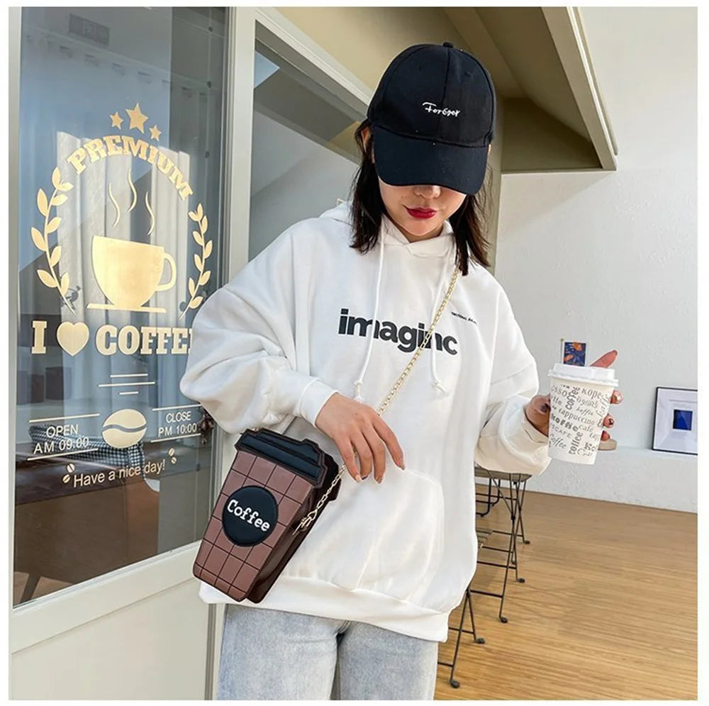 Novelty Phone Bags Purses Handbags for Women New Designer Luxury Women's Phone Bags Crossbody Coffee Design Ladies Satchel Bags