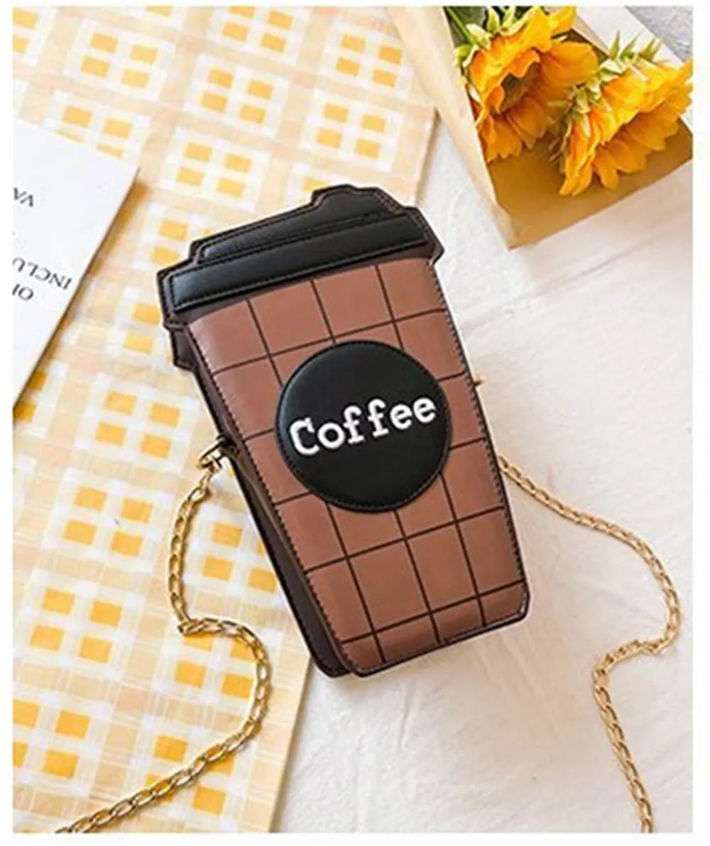 Novelty Phone Bags Purses Handbags for Women New Designer Luxury Women's Phone Bags Crossbody Coffee Design Ladies Satchel Bags