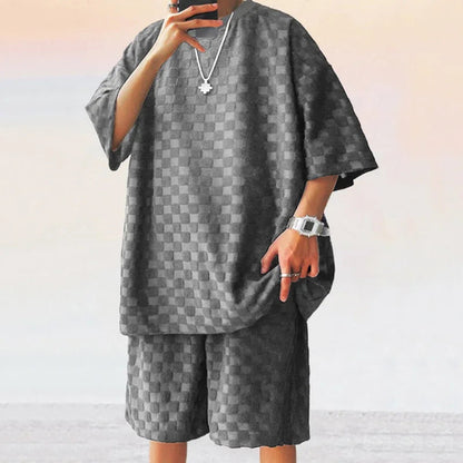 Men Leisure Oversized Two-piece shorts Set - Sexikinis Swim