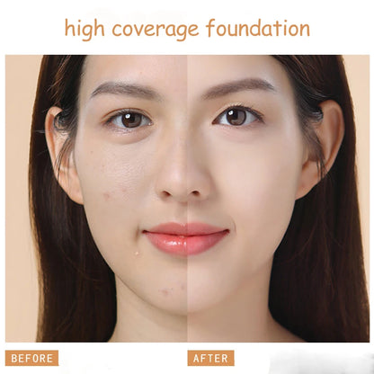 High Coverage Foundation BB Cream Concealer Brighten Facial Contour Primer Base Waterproof Long-Lasting Korean Makeup Cosmetic