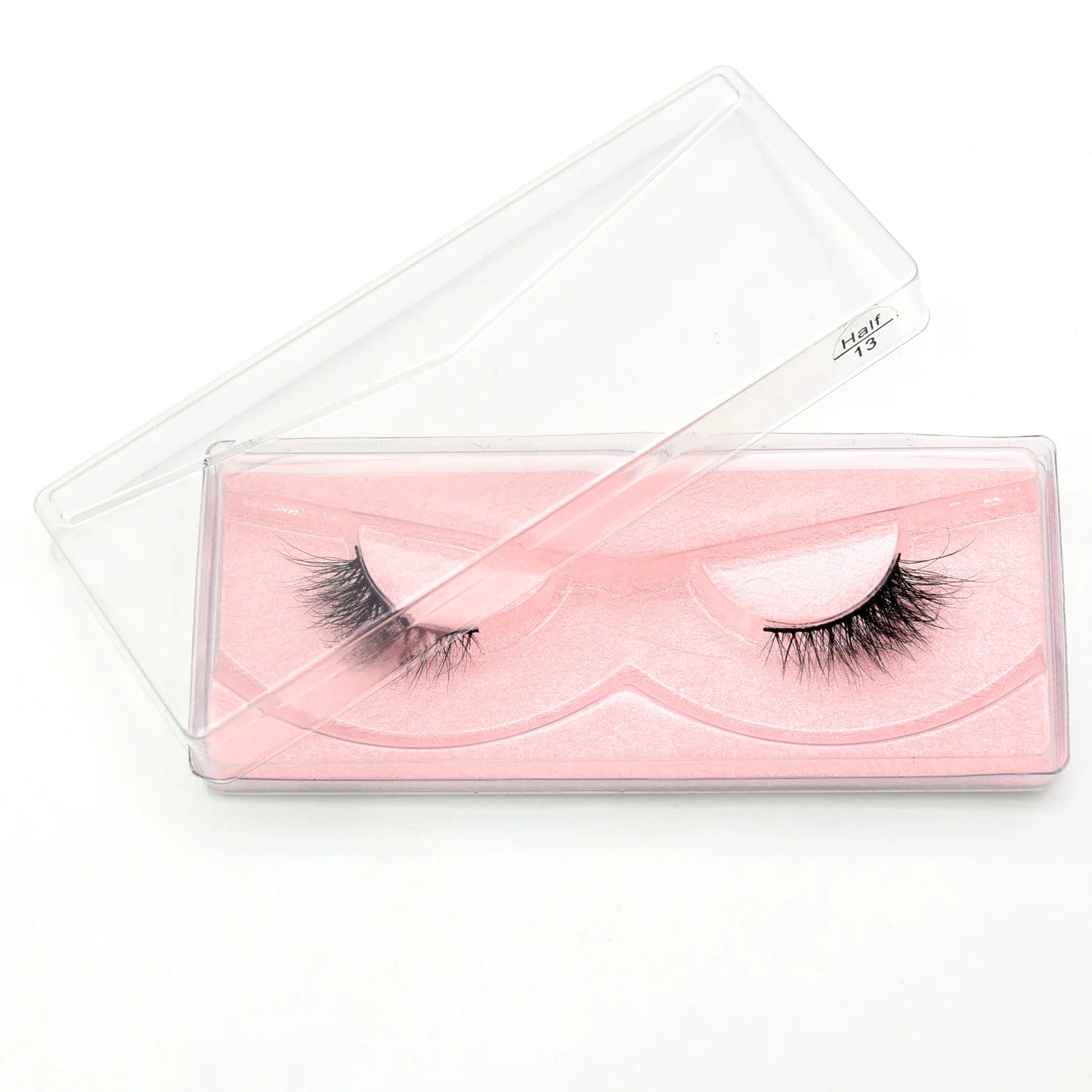 Visofree False Eye Lashes Handmade Natural Make Up False Eyelashes Glitter Packing 1 Pair Box Make Up Sexy 3D Mink Lashes D01