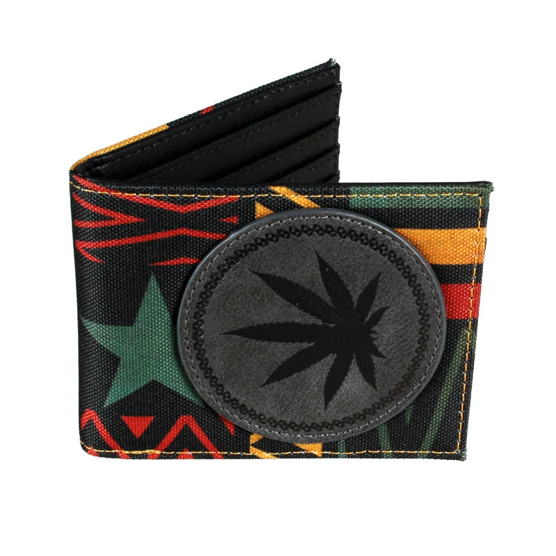 Dope Weed Leaf Bifold Wallet Men's Purse Designer Women's Carteras Para Mujer Wallet 1471