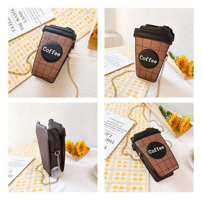 Novelty Phone Bags Purses Handbags for Women New Designer Luxury Women's Phone Bags Crossbody Coffee Design Ladies Satchel Bags