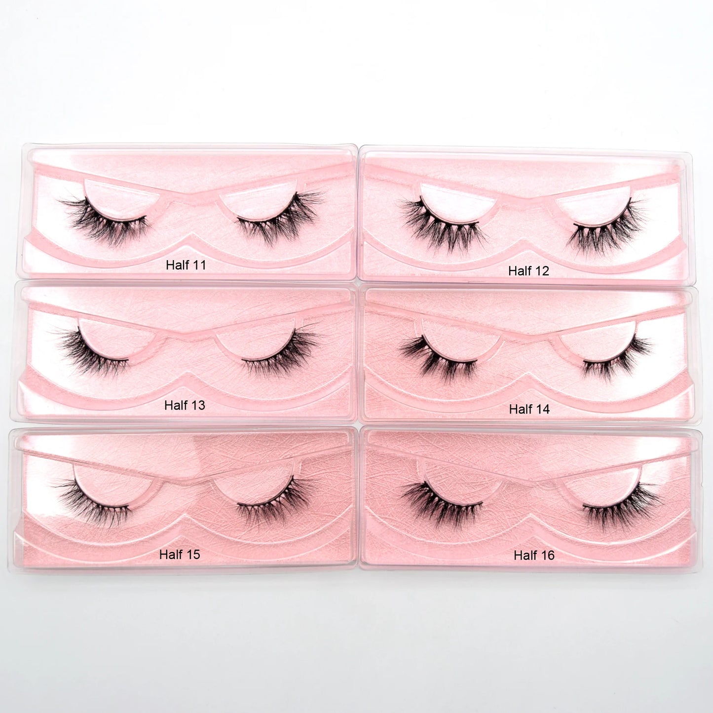 Visofree False Eye Lashes Handmade Natural Make Up False Eyelashes Glitter Packing 1 Pair Box Make Up Sexy 3D Mink Lashes D01