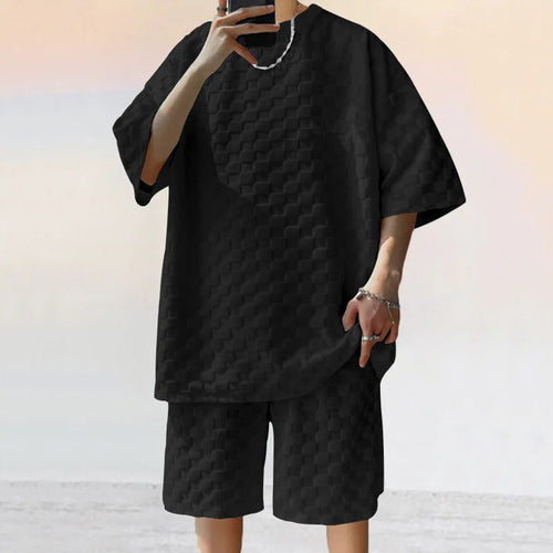 Men Leisure Oversized Two-piece shorts Set - Sexikinis Swim