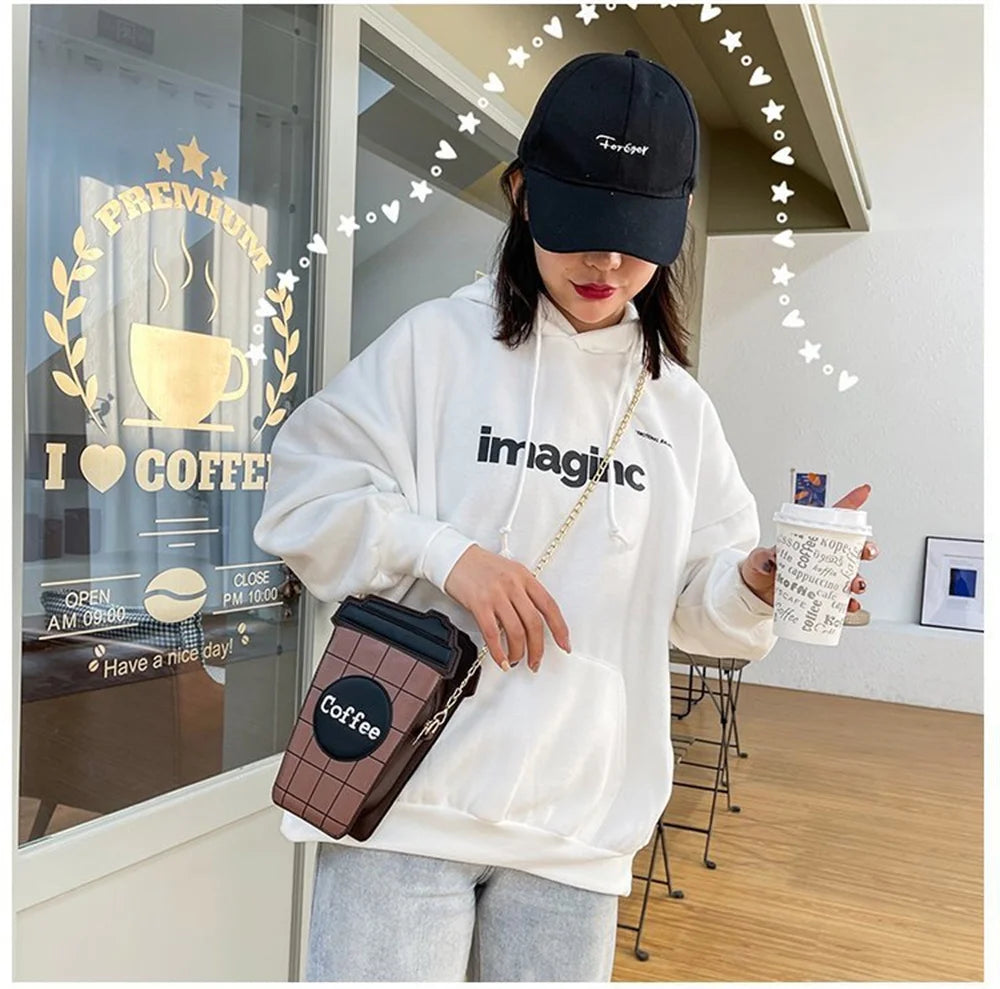 Novelty Phone Bags Purses Handbags for Women New Designer Luxury Women's Phone Bags Crossbody Coffee Design Ladies Satchel Bags