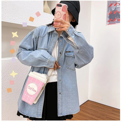 Novelty Phone Bags Purses Handbags for Women New Designer Luxury Women's Phone Bags Crossbody Coffee Design Ladies Satchel Bags