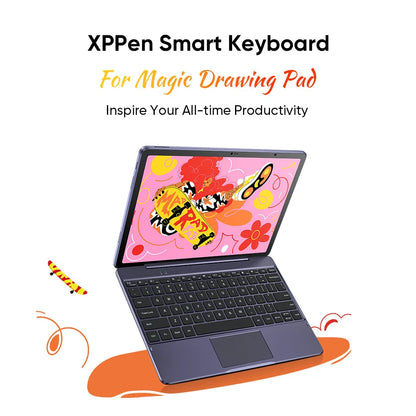 XPPen Smart Keyboard 0 to 175 Degrees Flexible Angle for Magic Drawing Pad Quick connection No Bluetooth or Cables