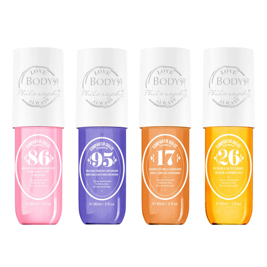 90ML 3.0FL.OZ Fragrance Hair & Body Mist, Inspired by SOL Gourmand Body Spray For Women, Uplifting Scent Vanilla Perfume