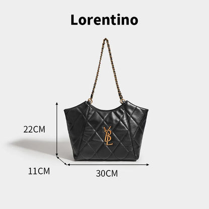 Ladies, carry large capacity tote bag, crossbody bag, luxury designer bag Tote bag, soft PU shopping bag purse，New style，Casual