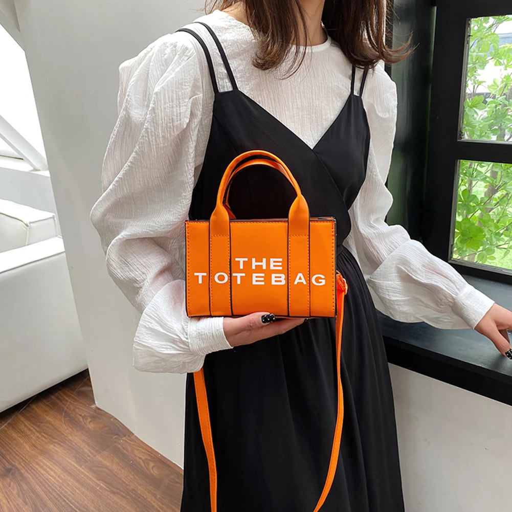 Women Tote Bag Casual Canvas Large Capacity Women Handbags PU Leather Luxury Designer Letters Shoulder Crossbody Bags